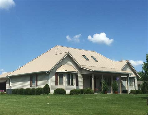 tan houses with metal roofs|sierra tan color chart.